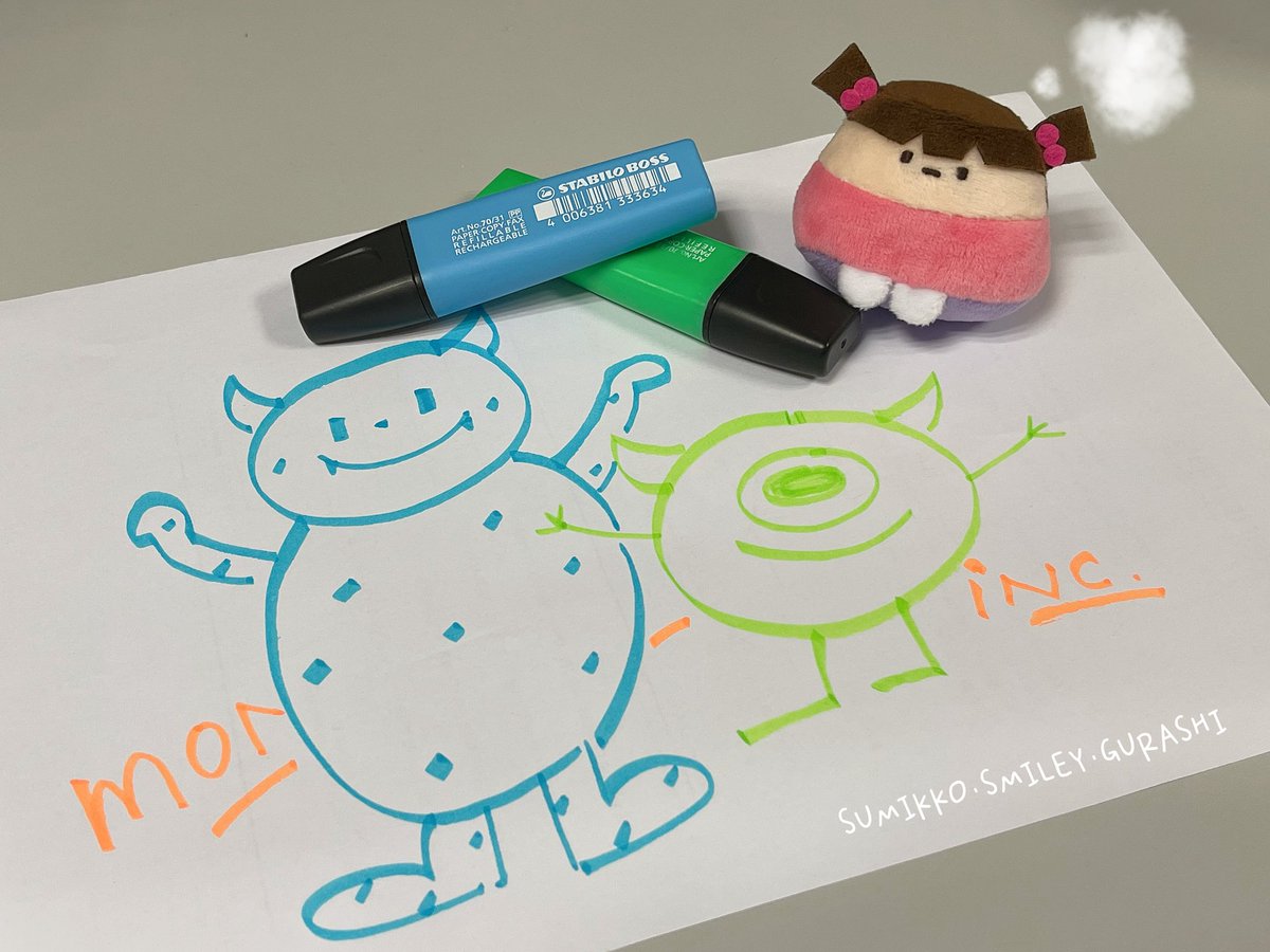 wai_chloziiiii's tweet photo. When Boo misses Mike and Sulley so much 😣🖍🖍
#mike #mikewasowski #boo #sulley #pixar #monsterinc #disney #怪獸公司 #diy #handicraft #handmade #hongkong #hongkongdiy #角落生物 #角落小夥伴 #手作 #香港手作 #sumikkogurashi #すみっコぐらし #すみっコ写真部 https://t.co/3SMedYnPuu