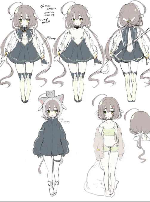 oimo OC reference sheet 🥔👼 