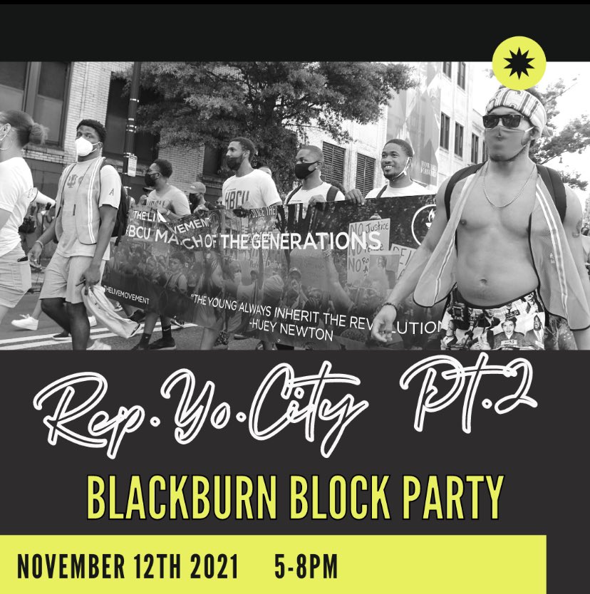 The Blackburn Takeover Family is having a Rep Yo City Pt.2 today from 5-8pm @ Blackburn‼️ Show up in yo best city fit‼️ CASH PRIZE FOR THE WINNER‼️ #BlackburnTakeover