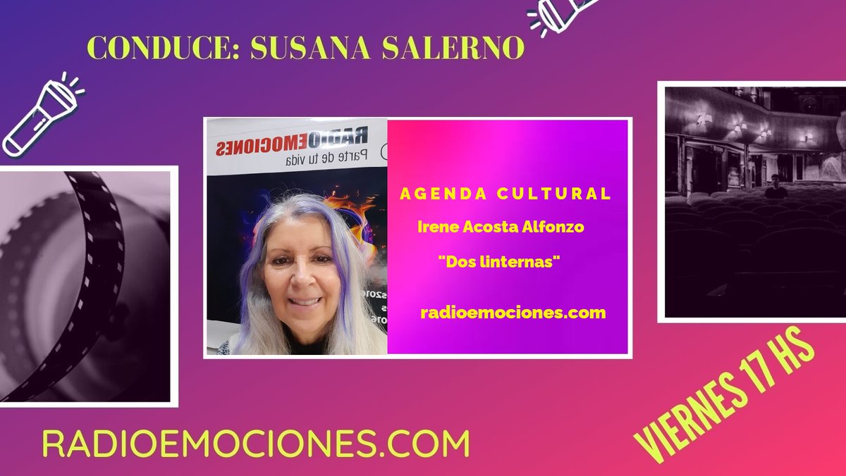 susanasalerno1's tweet photo. #Viernes 12-11 #DosLinternas @remociones2016 #Entrevistas @diment_j #ElApego @GonzaMellid #LaFormadelBosque #IreneAcostaAlfonzo 
#Cine #Estreno #AgendaCultural @INCAA_ARGENTINA @CINEAR_ @espaciosincaa #Cine #Teatro #Presencial https://t.co/iMK90fnhgV