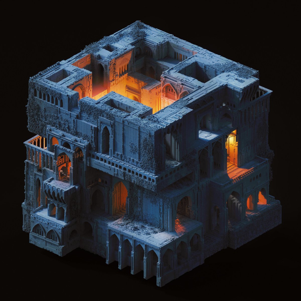 MadMaraca's tweet photo. “1001 Nights”
#voxelart #Magicavoxel https://t.co/6QeZO6vw3z