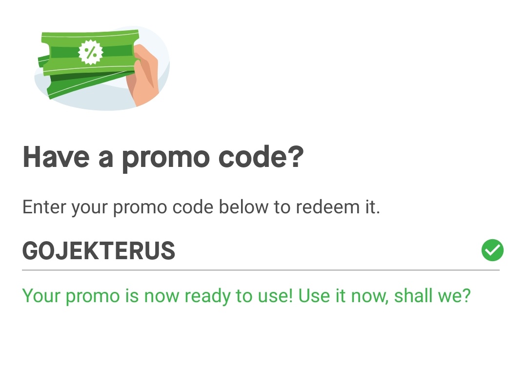 RacunBelanja's tweet photo. Kode promo Goride dan Gocar
Untuk area Surabaya, Malang, dan Bali

Kode promo:
GOJEKTERUS https://t.co/4lkFrOszsY
