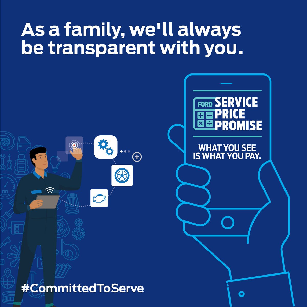 With our Service Price Promise, we are committed to a 100 transparency. CommittedToServe https t.co qMAr7VIq2T