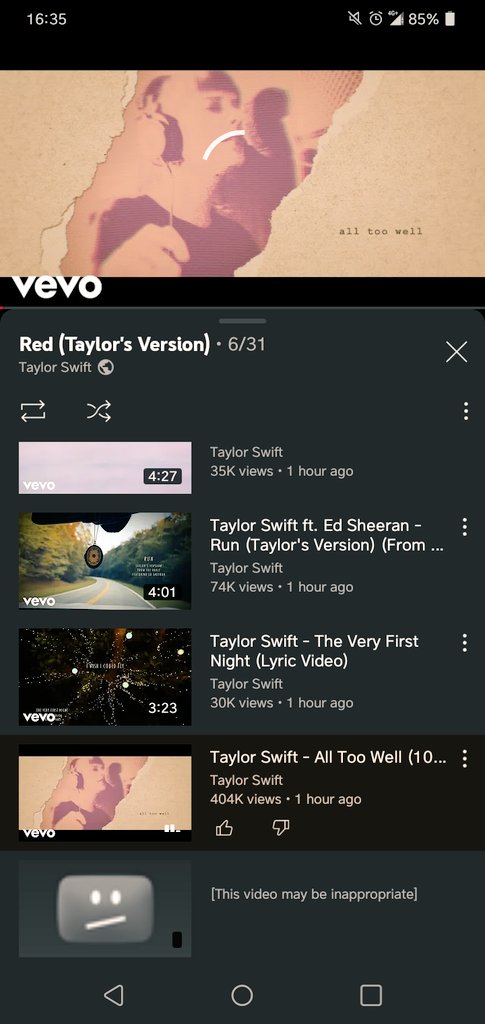 4x as many plays as any other song on the album. Pretty clear what everyone is here for

#red
#RedTaylorsVersion