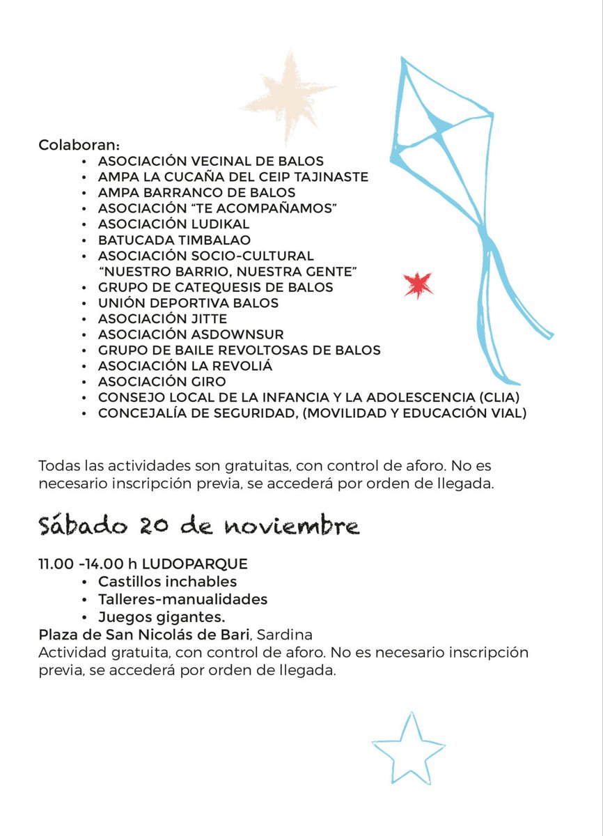 CSCBalos's tweet photo. Del 15 al 20 de noviembre en el municipio de #SantaLucíadeTirajana https://t.co/1485gcJt1R