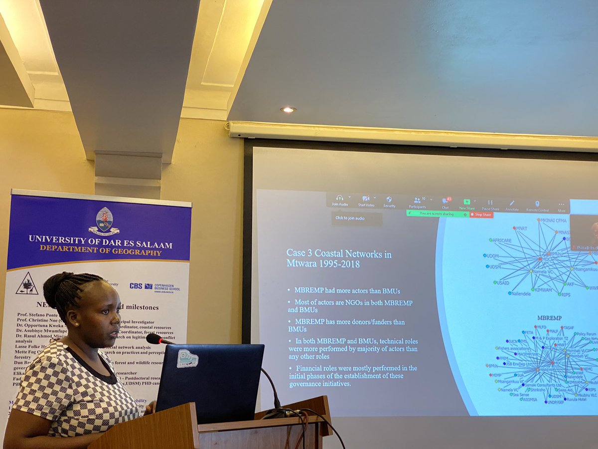 Mette Fog Olwig (@mfolwig) on Twitter photo Another example focusing on coastal resource management. As <a href="/FNamkesa/">Faraja Namkesa</a> explains most of the actors in the two social network visualizations are NGOs <a href="/nepsus_research/">NEPSUS</a> @Lassefolke <a href="/UdsmOfficial/">University of Dar es Salaam</a> @CBDScbs <a href="/GeographyUdsm/">Geography Udsm</a> Another example focusing on coastal resource management. As <a href="/FNamkesa/">Faraja Namkesa</a> explains most of the actors in the two social network visualizations are NGOs <a href="/nepsus_research/">NEPSUS</a> @Lassefolke <a href="/UdsmOfficial/">University of Dar es Salaam</a> @CBDScbs <a href="/GeographyUdsm/">Geography Udsm</a>