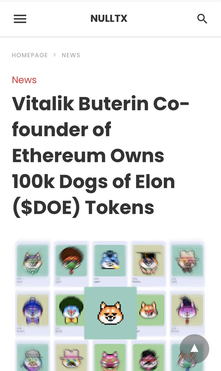 cryptobram's tweet photo. @dogsofelon 👀 https://t.co/MvUxKIAl2i @VitalikButerin https://t.co/uimL78ncfX