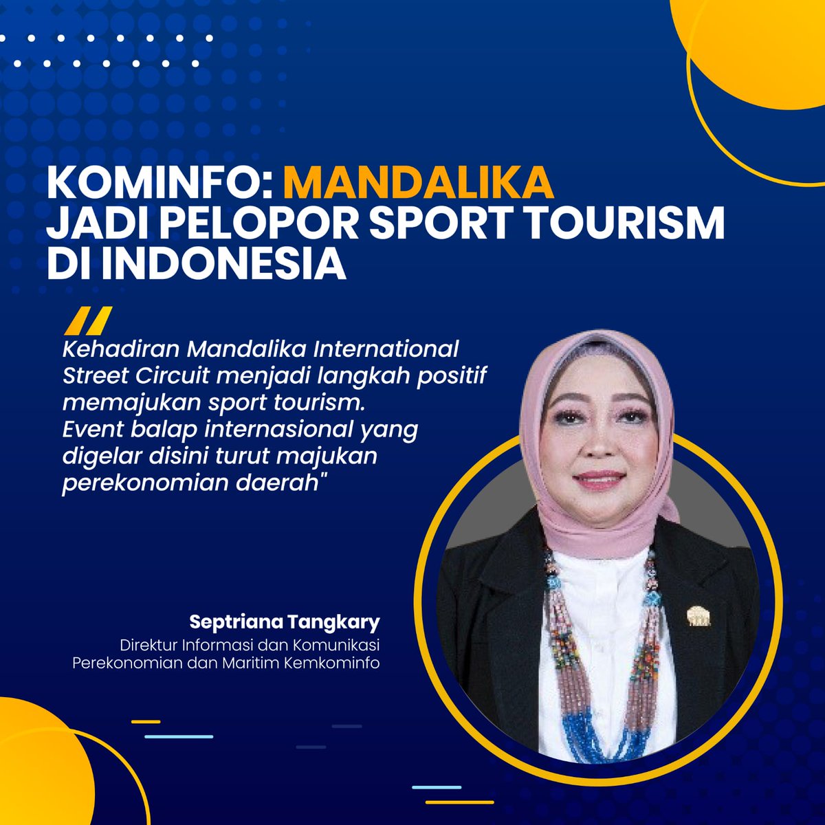 HasibuanMika's tweet photo. Asli beneran mau segera bisa ke Mandalika setelah melihat kekayaan alamnya yang luar biasa bagus banget , wah luar biasa dong , Sirkuit Mandalika #BanggaPunyaMandalika https://t.co/Bv3fULUnZZ