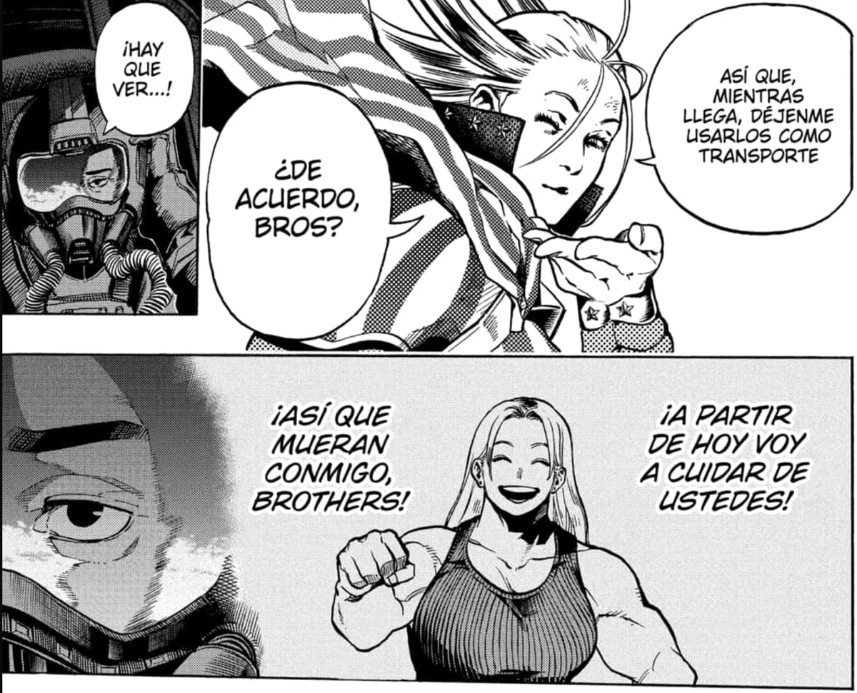 bnhaRamblings's tweet photo. #MHA331
Saving HD
Spanish is missing "Its a Trap!" at the end https://t.co/Tkg0RzOqvT