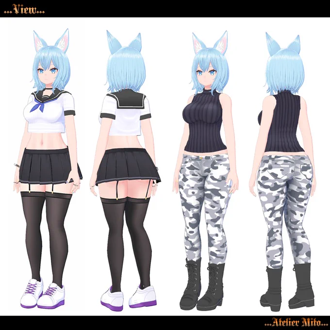 オリジナル3Dモデル『空狐』くうこの販売を開始いたしました。よろしくお願いします。

https://t.co/JdikGUsT4x

#Booth #3DCG #VRChat #AtelierMito #空狐さん 