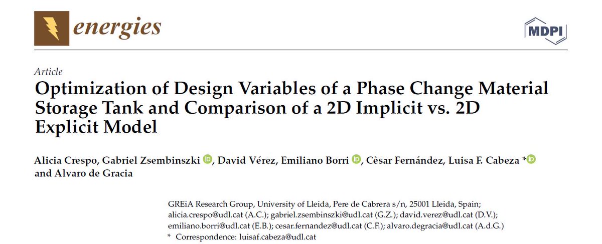 SWSheating's tweet photo. 📰Our colleagues @greiaudl developed &amp; validated the #numericalmodel of the PCM storage tank for the whole @SWSheating model
#Optimization was performed to identify number, type &amp; configuration of PCM

#EnergyStorage @cinea_eu @EU_Commission 

🧐Read more: https://t.co/tMrpmft8hx https://t.co/RyHaSBnMYQ