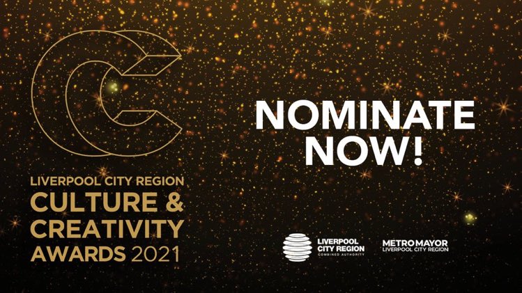 The deadline for the #LCRCultureAwards2021 has been extended until Monday 15 November. 

Submit your nominations online 👉 
liverpoolcityregion-ca.gov.uk/lcr-culture-aw…