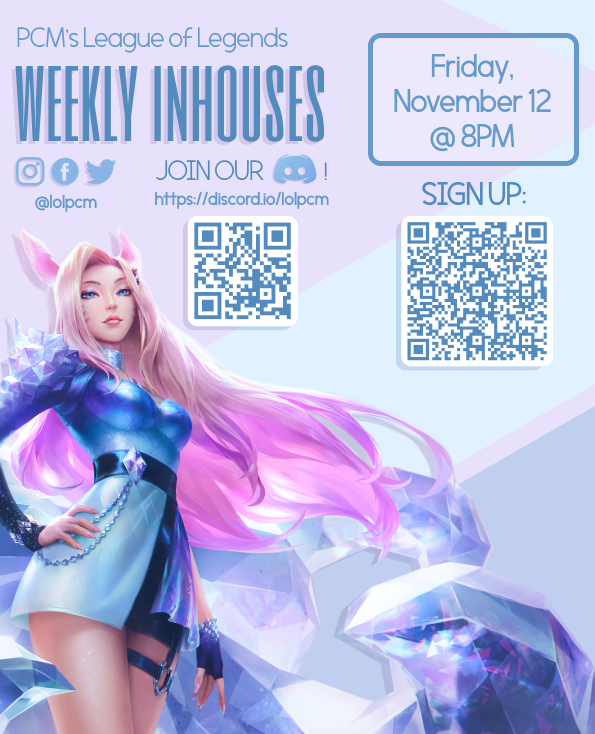 league_uw's tweet photo. PCM Inhouses are tomorrow! Be sure to sign up if you're interested, non-UW students also welcome https://t.co/HzbnKUpecD