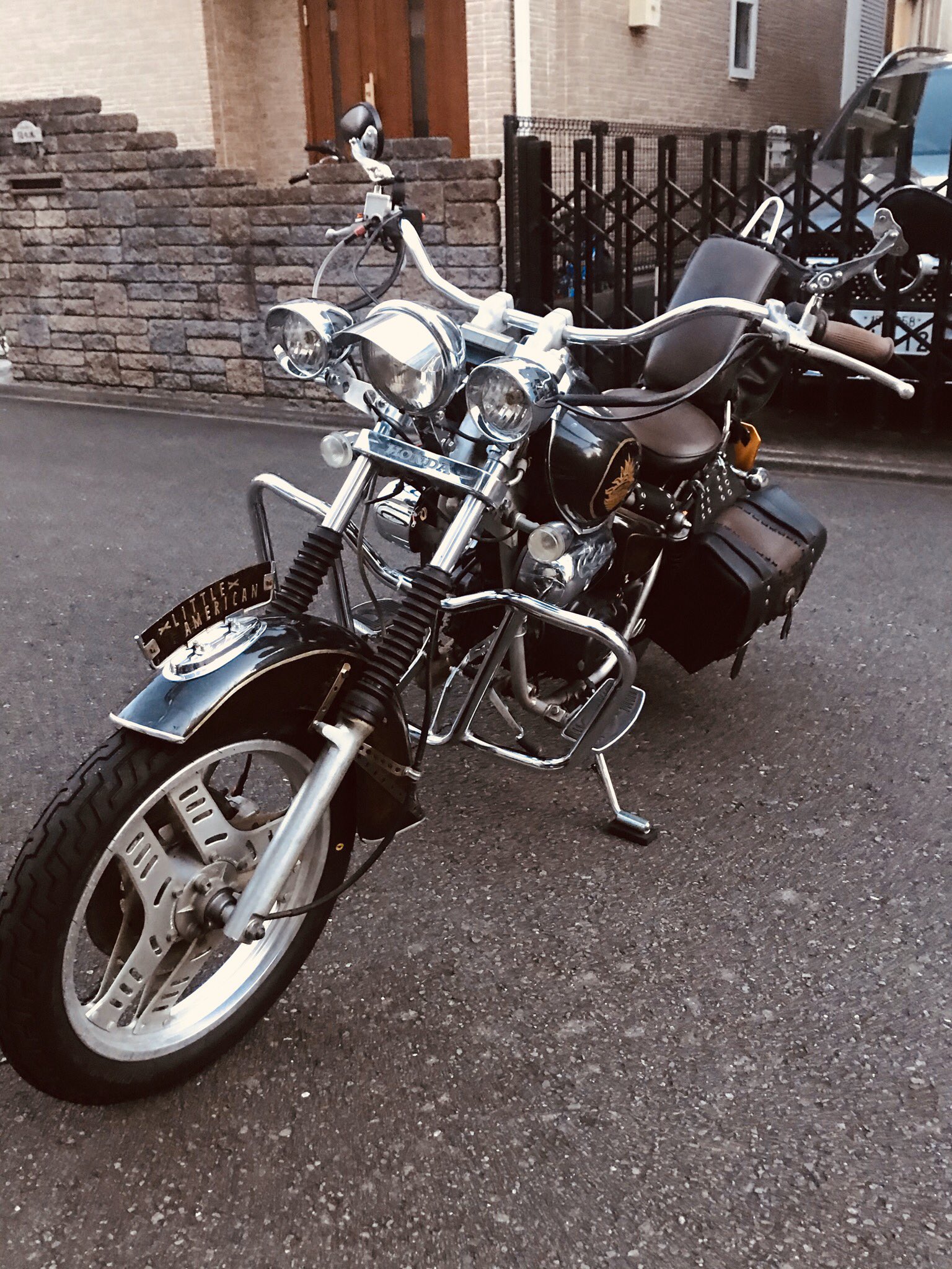 ホンダのジャズ−マグナ50のエンジン。ガ−ドです。 Jazz50 マグナ50 エンジンガード