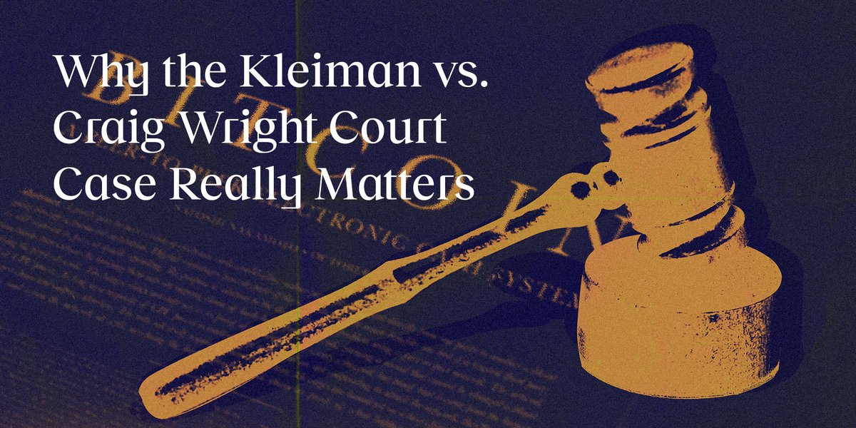 Bitstocks_'s tweet image. With the #Bitcoin trial of the century underway, we look at why the Kleiman vs. Wright case will have far-reaching implications for crypto. And we're here for it! 

Read our latest blog on the topic 🖱️ bit.ly/3ooH6E5