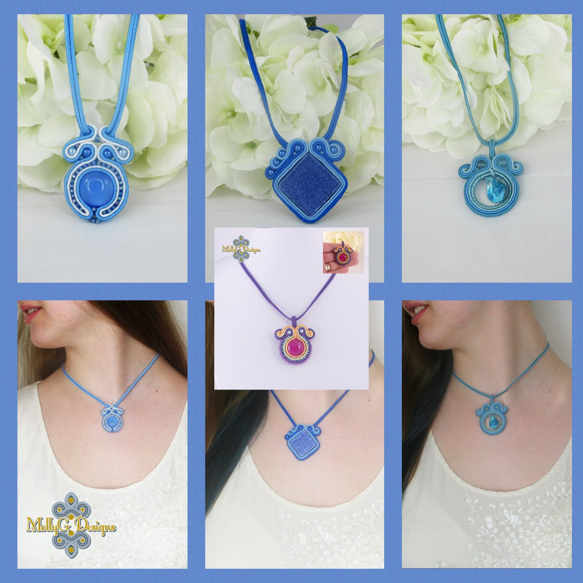 Grab a bargain time. A #fiverfriday offer while I'm sorting out some stock. P&amp;P £2 UK 1st class. Great time to get a gift or #stockingfiller I'm not making small necklaces like this anymore so message me at 
facebook.com/mollygdesigns/

 #earlybiz #giftideas