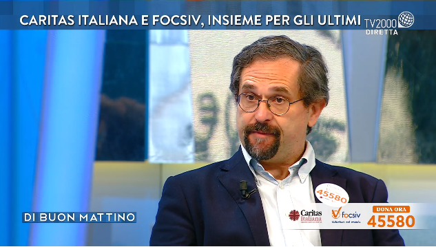 La Maratona è inziata! Massimo Pallottino <a href="/CaritasItaliana/">Caritas Italiana</a> ora a <a href="/dibuonmattino/">Di Buon Mattino</a> "La pandemia non è finita. La povertà è aumentata" Bisogna agire. DONA al 45580. Segui su <a href="/TV2000it/">Tv2000.it</a> <a href="/inblu2000it/">InBlu2000</a> #insiemexultimi