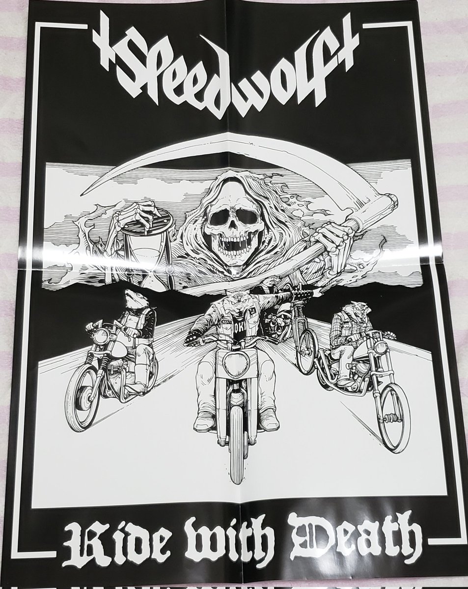 yanchiramo's tweet photo. SPEEDWOLF / RIDE WITH DEATH
2011年 HELLS HEADBANGERS HELLS LP 069
US Original ポスター付き
デンバーの MOTOR-CHARGED SPEED METAL 大傑作1st アルバム!
オーバーヒート寸前のハイスピードで飛ばし捲る、イーヴィル・スピード・メタルパンク!
後に再発盤あり。
#speedwolf #vinylrecords https://t.co/QdOHmcfDoI