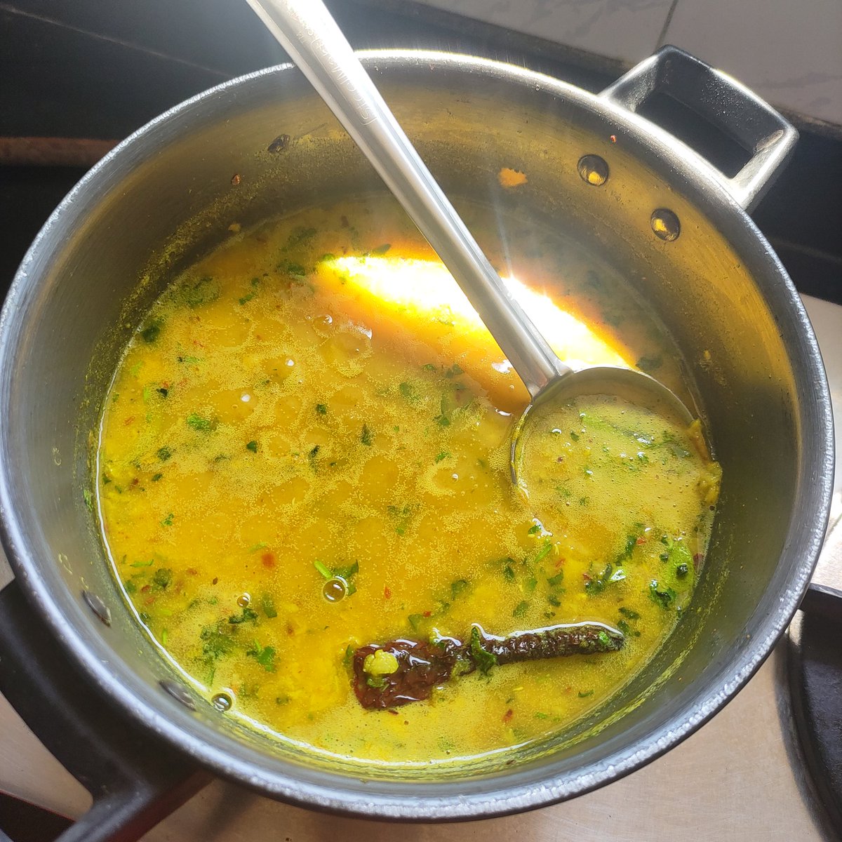 Aaj ka special - tadke waali daal-methi #Kitchenlife #kitchenexperiments #foodtwitter #lunch