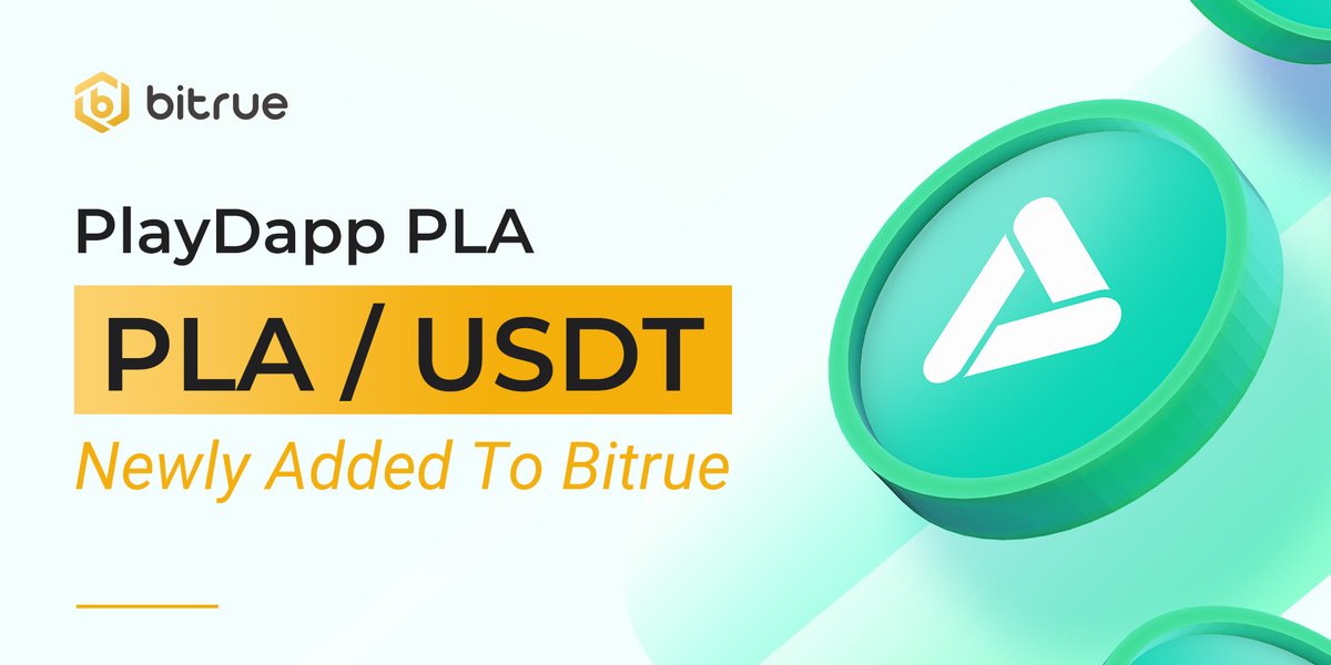 BitrueOfficial's tweet photo. We're listing $PLA @playdapp_io today after they successfully passed the #BTRVote ! Deposits are open NOW, and pairs with $USDT open at 10:30 UTC today. https://t.co/1RTMRTHrEo https://t.co/IXk9WETep0