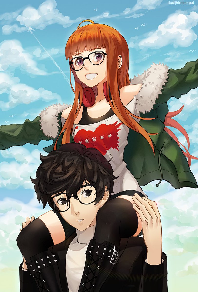 💜“we love our senpai~”🎧
Best girls in persona 5 with Joker!

🎧 “the shy but quirky little nerd Futaba! Aka Oracle~” 🎧
💜 “the beautiful and alluring girl, Kasumi! Aka Violet~” 💜 
🎶 “the best looking boy, Akira! Aka Joker~” 🎶

#OpenRP #PersonaRP #LewdRP #NSFWRP #HentaiRP