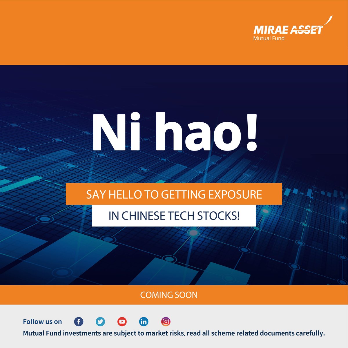 MiraeAsset_IN's tweet photo. Do you desire to do more than just gaze at Chinese Tech Stocks? Your opportunity to greet them is coming soon.
#miraeassetmutualfunds #techstocks #newstock #alert #chinesestocks #chinesetechstocks #ComingSoon https://t.co/u0DvDrdZxQ