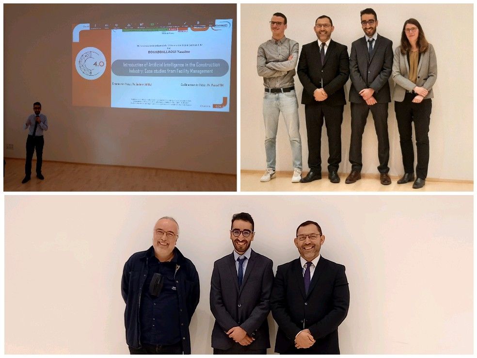 👏 C'est au tour de Yassine Bouabdallaoui de devenir docteur de la Chaire <a href="/Construction4_0/">Construction 4.0</a> co-créée par <a href="/Bouygues_C/">Bouygues Construction</a> et <a href="/Centralelille/">Centrale Lille</a> ! Lui aussi a passé avec succès sa #thèse "Étude du potentiel de l'#IA dans le domaine du #facilitymanagement" cette semaine !