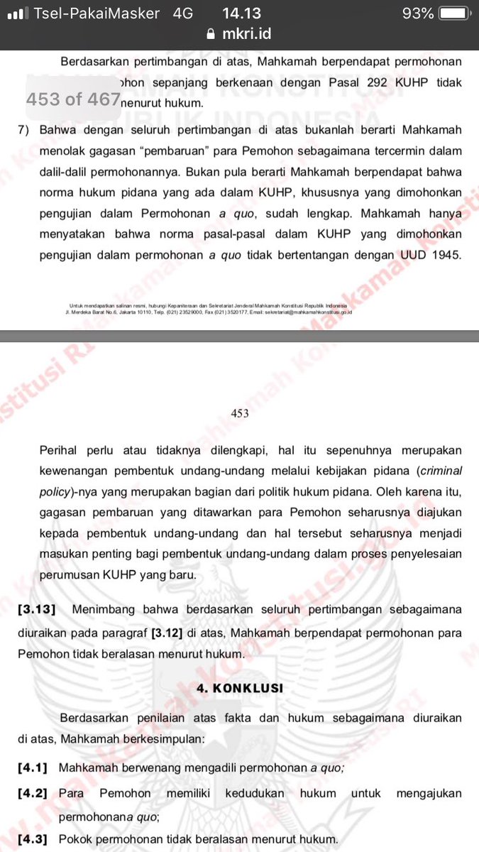 Wuih bombastis, dijegal. Padahal putusan MK yang menolak gugatan ente simpel alesannya, ente ngajuin gugatan ”salah alamat” wakakakakakakakakakaka wakakakkakkakakakakaka wakakkakakkakakakakaka. Pantesan gagal total.