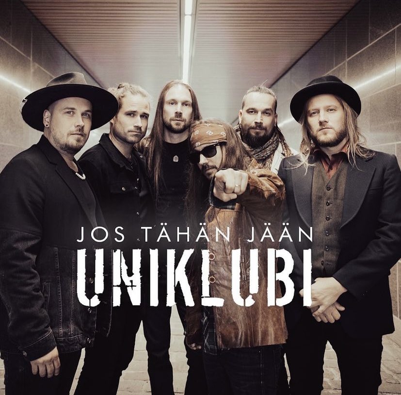 Uniklubiband's tweet photo. Moikka!
Uus single on nyt pihalla! Käykääs kuuntelemassa ja kertokaa mitä ootte mieltä! 🤘🏻😎
#Uniklubi
#jostähänjään 

https://t.co/chwH3I89UQ https://t.co/15JS7K4FzT