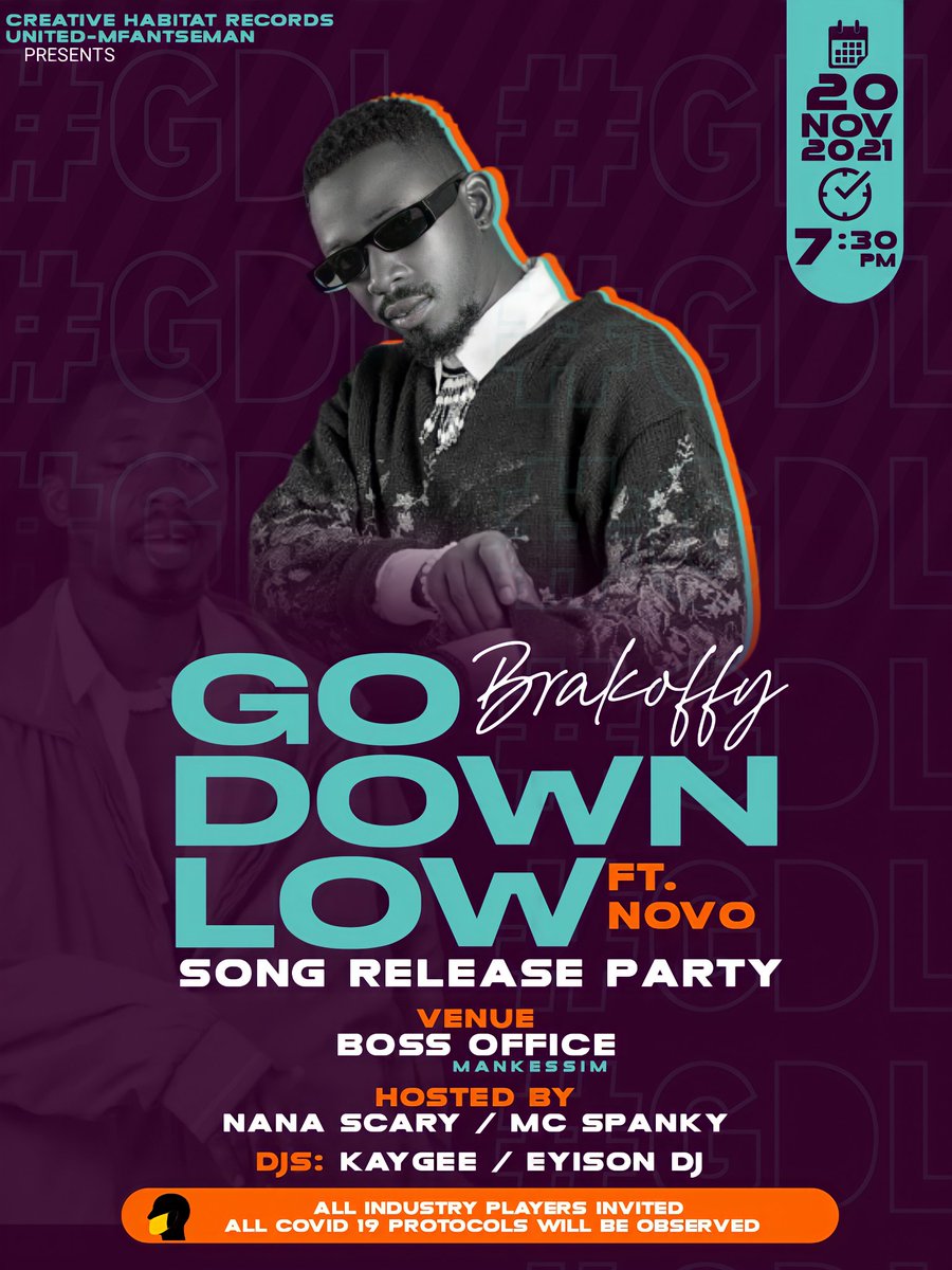 iambraKoffy's tweet photo. Hi Fam..I will be having a song release party for my yet to be released single Ft @novomusicgh
come this 20th Nov inside Mankessim.Mfantseman Distric .Come support .
Kindly RT and Tell a friend .
#Godownlow https://t.co/sYFiWHfOJl