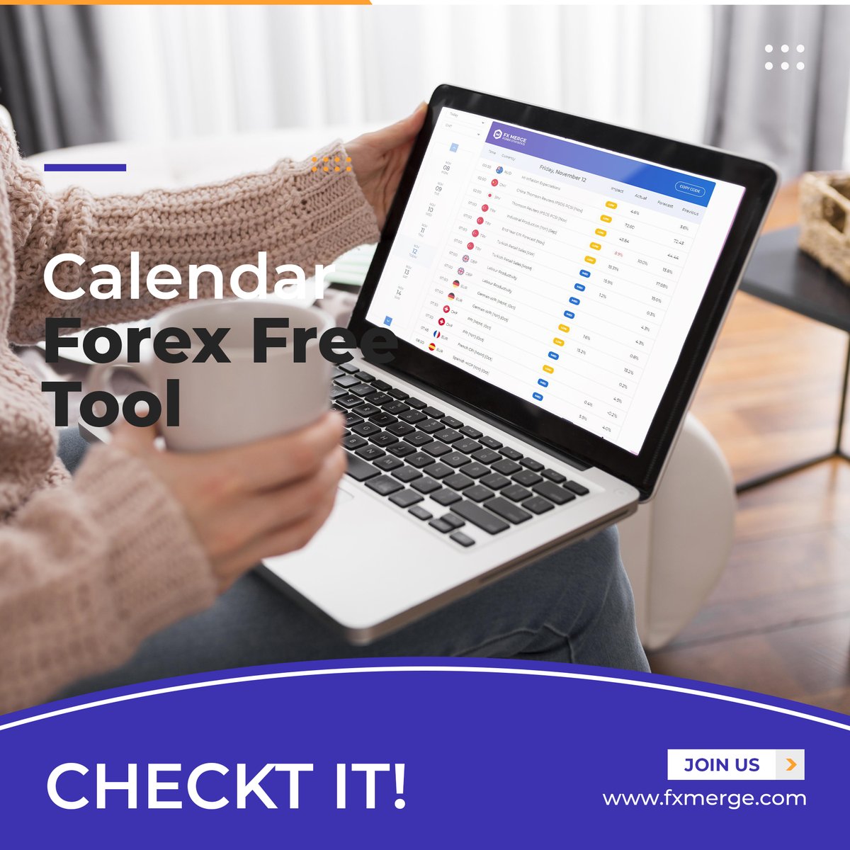 On our website you will find free tools, including the #ForexCalendar.

What does it give you? 🤔

You can analyze the currency and its current state and forecasts. It's the perfect tool for those who like to plan and analyze! 👉

Check it out: fxmerge.com/forex-economic…