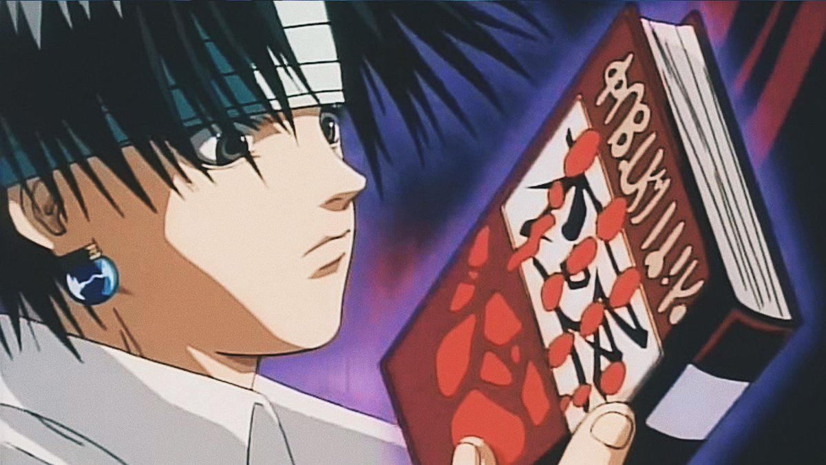 Hunter x Hunter 1999 ให้อะไรกับเรา ฮิโซกะในชุดสูทผูกไทด์ นั่งเก๊กๆ เซ็ตผมลงกับคุโรโร่เส้น 90s ไฮป์เส้นนี้ชิบหาย โคตรหล่อเหี้ยๆ ที่เหี้ยตรงตัวไปเลย ชอบมากเว้ย! แค่ตรงมันหล่อ