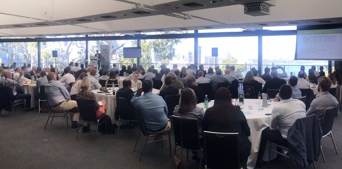 Great turnout for this years <a href="/aaac_wa/">AAAC</a> Outlook. Lots of topical content such as carbon farming, fertiliser costs and a post-COVID economy. An underlying message of positivity though &amp; some really impressive yields being reported to date from right around the state #ANZAgri