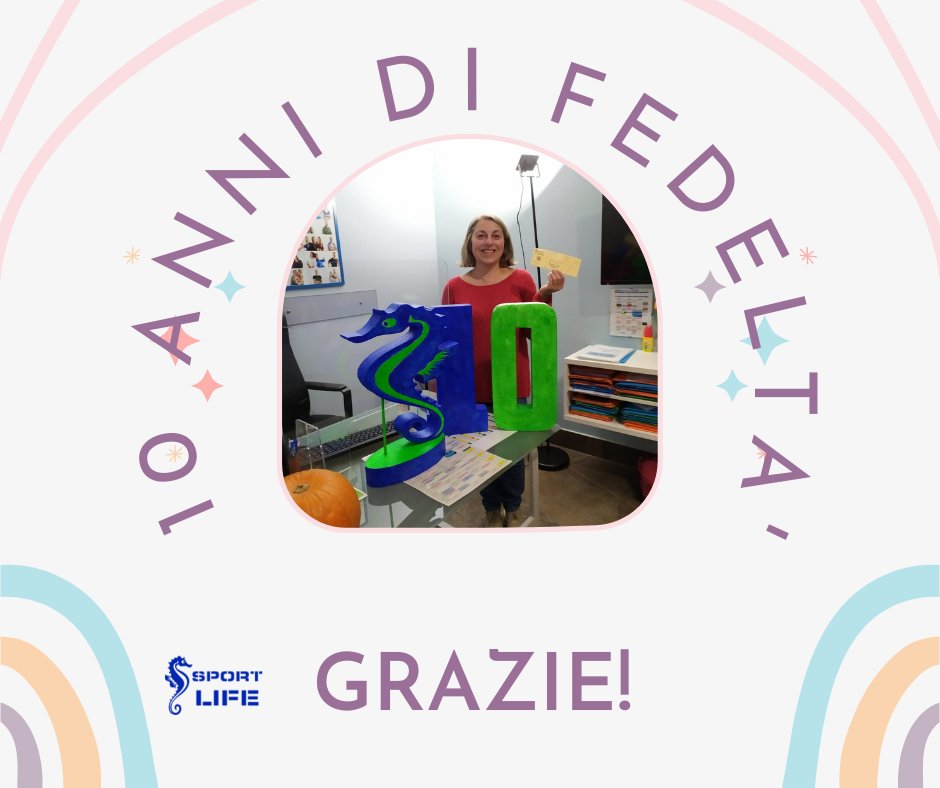 Ippocampo_Life's tweet photo. 10 anni di fedeltà. 10 anni di passione per il fitness. 10 anni di #SportLife. Un altro GRAZIE, un altro premio 🏆 https://t.co/1zvknoQBTk