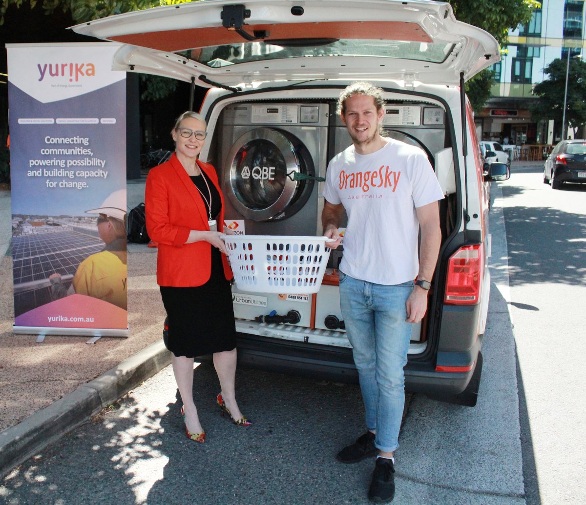 Thanks to @yurika_au and their sponsorship of our van 'Yarramin', our friends in Palm Island will continue to have access to clean laundry, conversation and community connection. Yurika is now entering their second year of partnership with us and we couldn't be more excited!