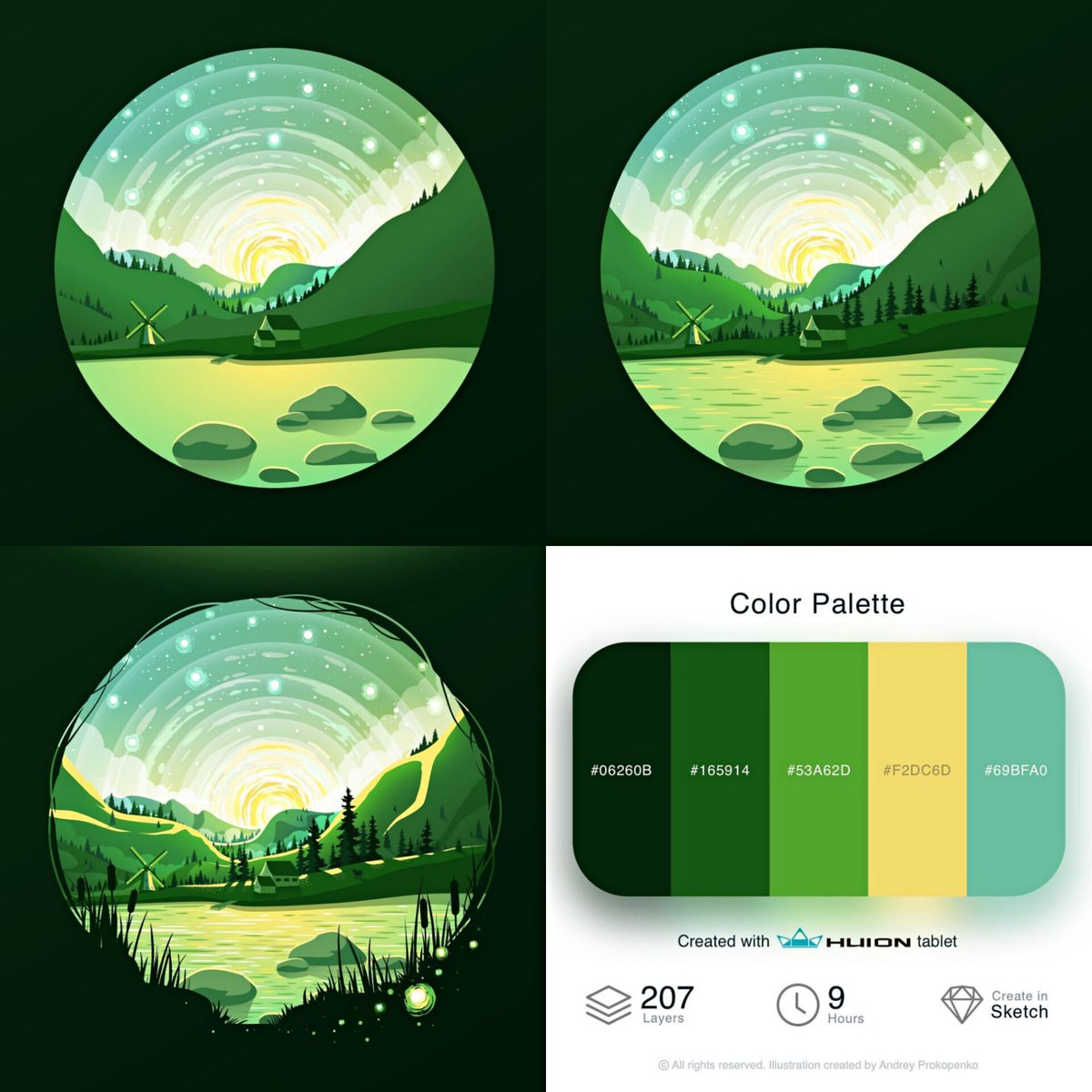 HuionEspanol's tweet photo. 🌟#Huiontutorial🌟
🥰Tutorial para los principiantes
😎¡Desliza para ver paso a paso de cómo completar un paisajito!
😍Si quieres practicar más dibujos de este estilo, entra en el profile de prok_art (IG) para ver más ejemplos!
Producto:#kd200
#artedigital_tutorial https://t.co/YVR1P17Jh1