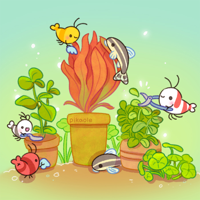 Gardener 🌱🌿☘️ #shyshrimp
