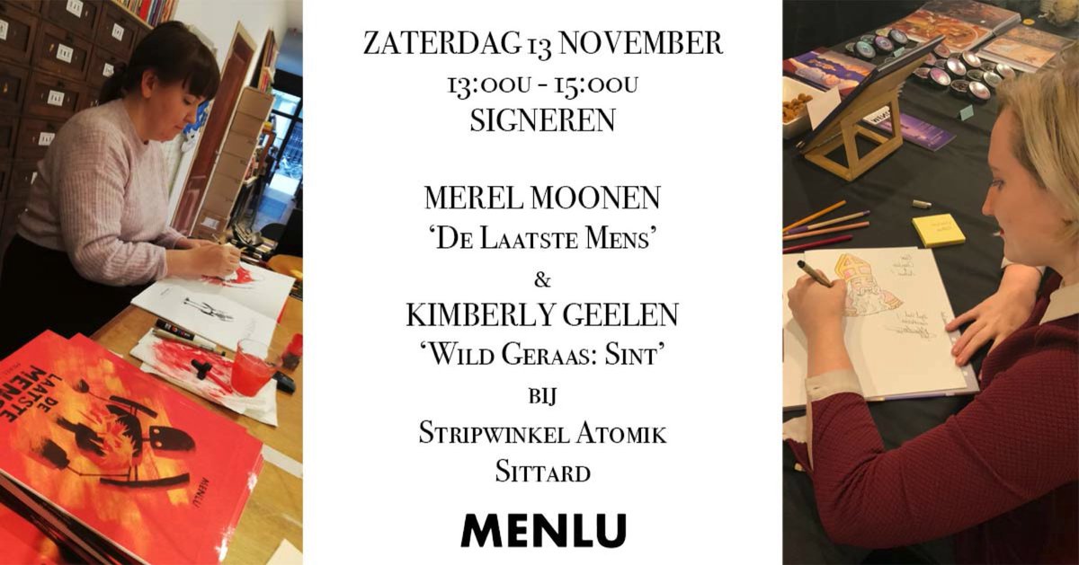 MenluComics's tweet photo. Morgen bij @stripwinkel Atomik in Sittard: https://t.co/wCYUDbErVK