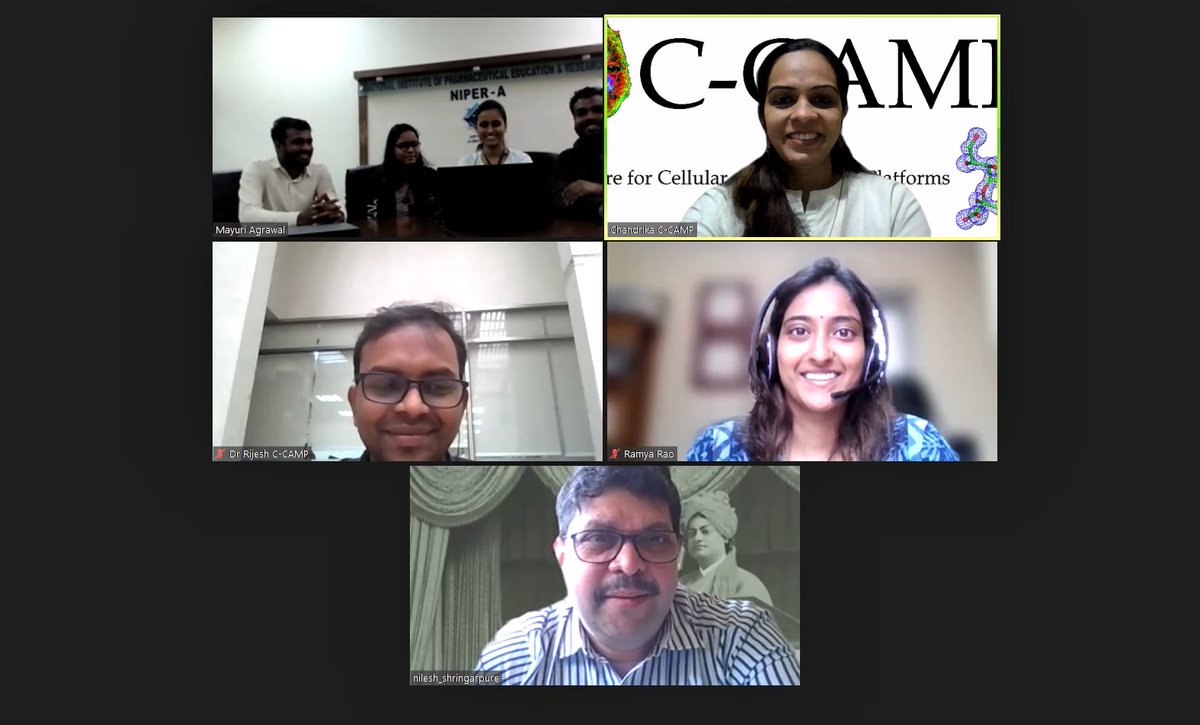 CCAMP_India's tweet photo. CCAMP @BIRAC_2012 #BREC National Bio Entrepreneurship Competition #NBEC2021 Regional Round in pictures!
We are ready to unlock the next set of game-changing ideas in Lifesciences from our platform! Stay tuned for more updates.
#NBEC- a place where #ScienceMeetsImpact https://t.co/mZpvImb2CQ