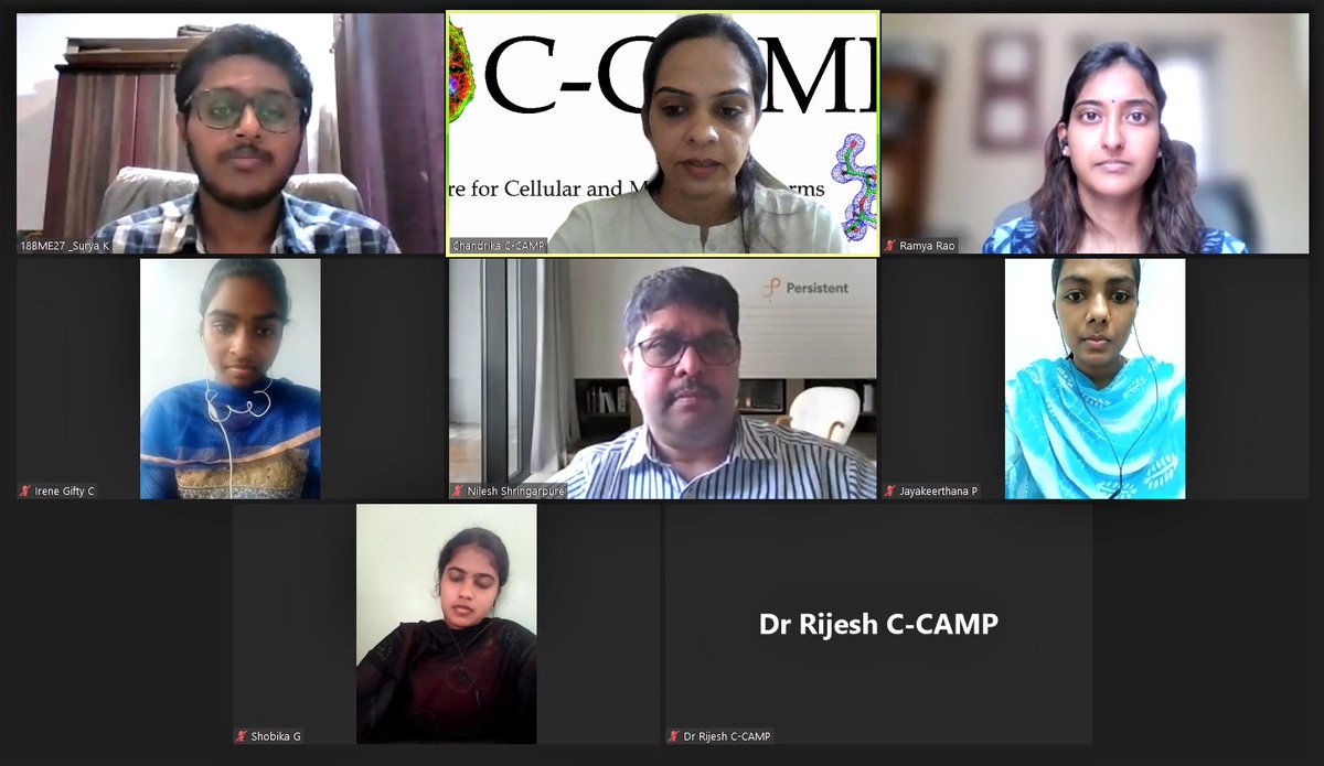 CCAMP_India's tweet photo. CCAMP @BIRAC_2012 #BREC National Bio Entrepreneurship Competition #NBEC2021 Regional Round in pictures!
We are ready to unlock the next set of game-changing ideas in Lifesciences from our platform! Stay tuned for more updates.
#NBEC- a place where #ScienceMeetsImpact https://t.co/mZpvImb2CQ