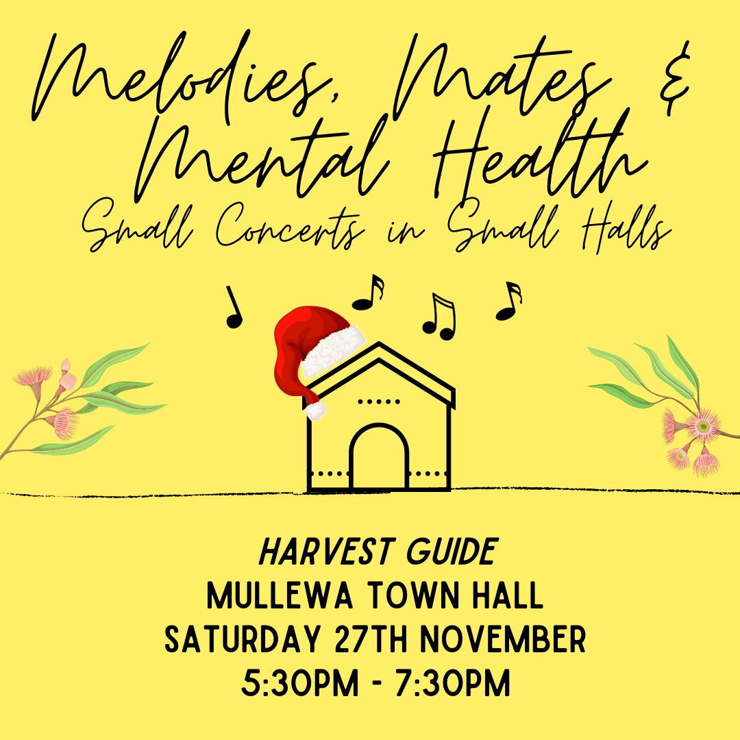 Three things we can get behind: melodies, mates, mental health! Cya soon Mullewa!