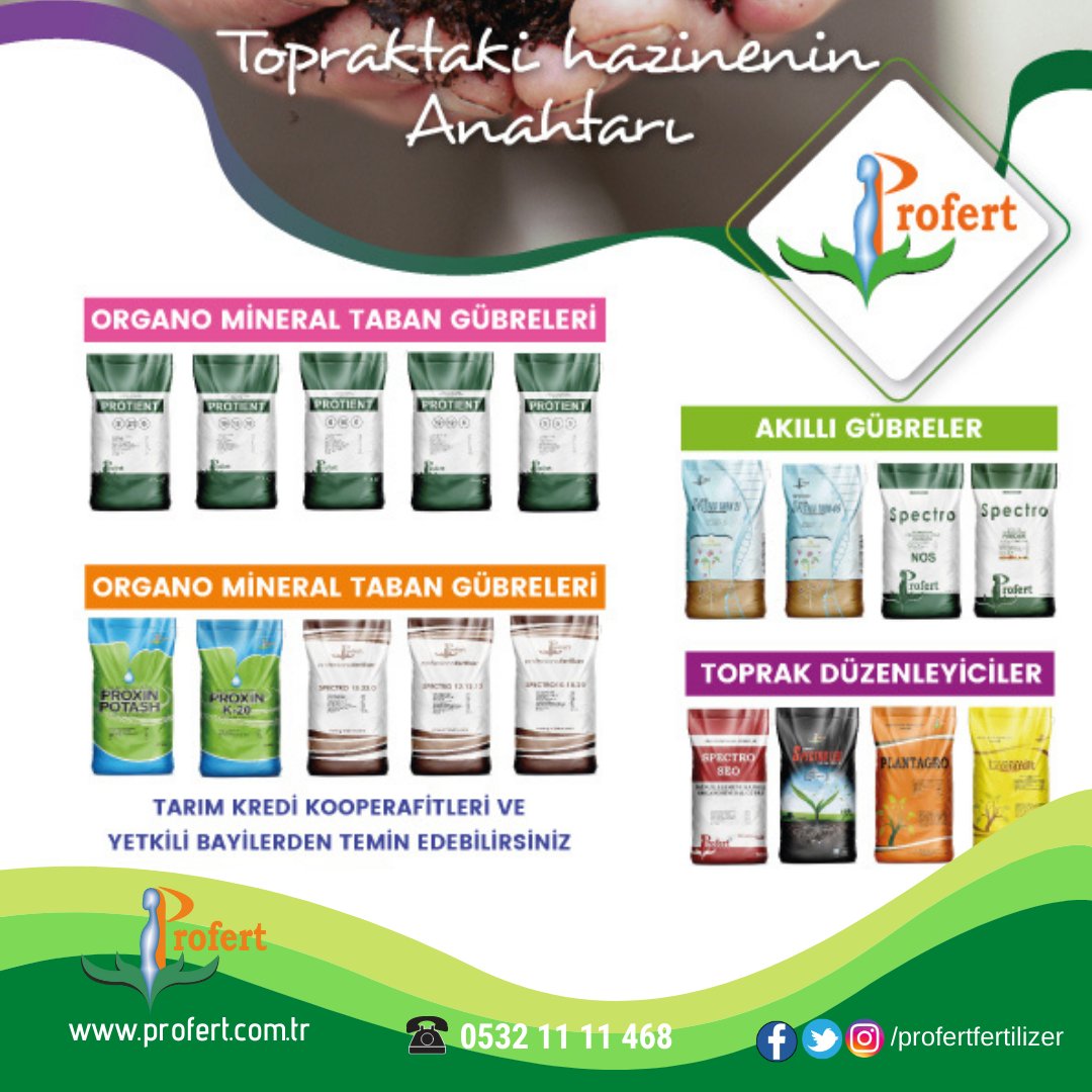Profertgubre's tweet photo. Topraktaki hazinenin anahtarı Profert ürünlerinde.
Profert daima üreticinin yanındadır. Kaliteyi sizler de Profert ürünleri ile yaşayın.
#profert #cuma #hayırlıcumalar #getir #uzmançavuşlargünü #düzcedepremi #dolar10tl #Ethereum #HepsiburadaEfsane11 #RedTaylorsVersion https://t.co/b4LdIL0cGY