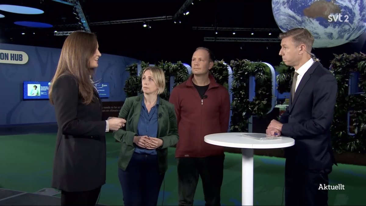 NÄRINGSLIVET BEHÖVER TYDLIGA OCH FÖRUTSEBARA REGLER OCH DET MÅSTE VARA LÖNSAMT ATT STÄLLA OM 🔊
Tydligt budskap från vår generalsekreterare <a href="/SZeko88/">Susanna Zeko</a>
när hon igår medverkade i Aktuellt live från #COP26. 

📺 Se i efterhand: svt.se/aktuellt