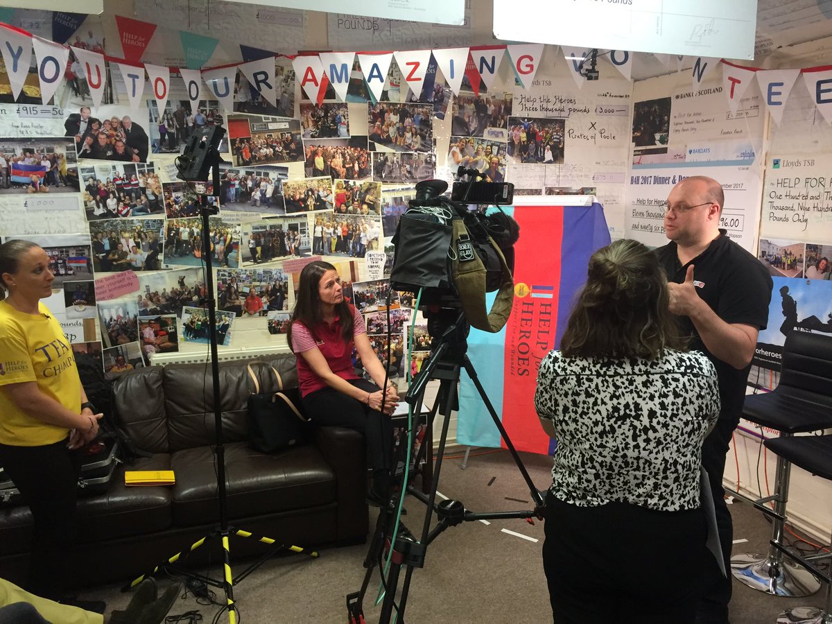streamworksuk's tweet photo. #FlashbackFriday - Our first ever #livestream for @HelpforHeroes in their tiny store room at the famous tin hut. Looking forward to supporting them again next month. #HelpForHeroes #everydetailcounts https://t.co/QG9ByK7GXL