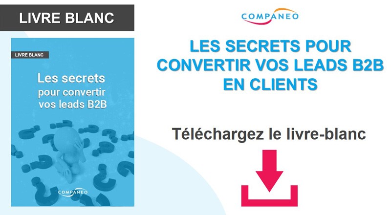 Companeo's tweet image. 👉Vous générez beaucoup de #leads chaque mois mais vos taux de conversion restent bas ? Quelles sont les bonnes pratiques à mettre en place pour augmenter vos taux de conversion et booster vos ventes ? Toutes les réponses dans notre #livreblanc  ! ➡ ow.ly/EgUt50GK5Q9