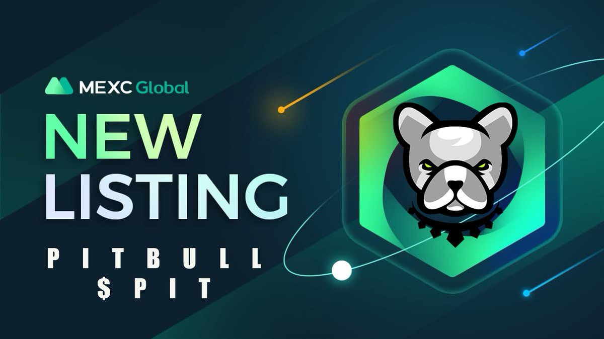 DEAR Pitbullers HUGE LISTING ANNOUNCEMENT📢

We are so excited to announce that #Pitbull Token $PIT will be listed on @MEXC_Global Exchange!

🟢Trading starts:
November 12 - 09:00 UTC 

Deposit &amp; Withdrawal: Open

Following our #RoadMap,first Tier-1 exchange is here. More to come