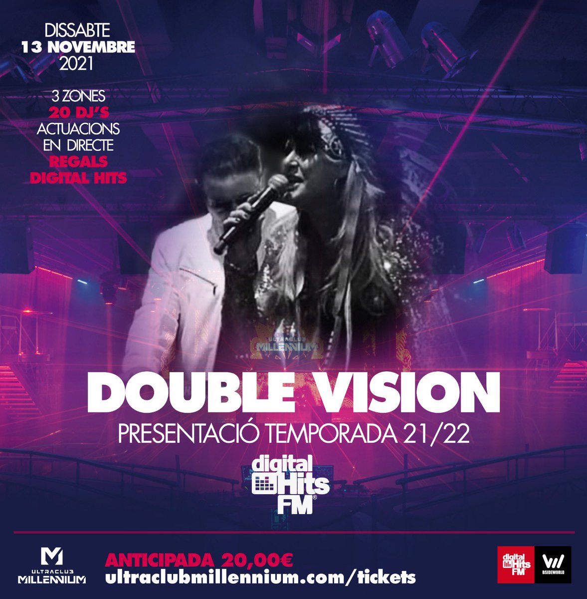 digitalhitsfm's tweet photo. ⚡ Kriss, Double Vision, Frank Trax, Ricardo F són alguns dels artistes #digitalhits !
Dissabte, us esperem a @ultraclubmillennium !
🔥 L'Estació Remember de #Catalunya presenta el Festival Remember Dance que marcarà una nova era! 🔥
👉🏼 Últimes entrades: https://t.co/HMw6Zma3AV https://t.co/G3i8K7SD3y