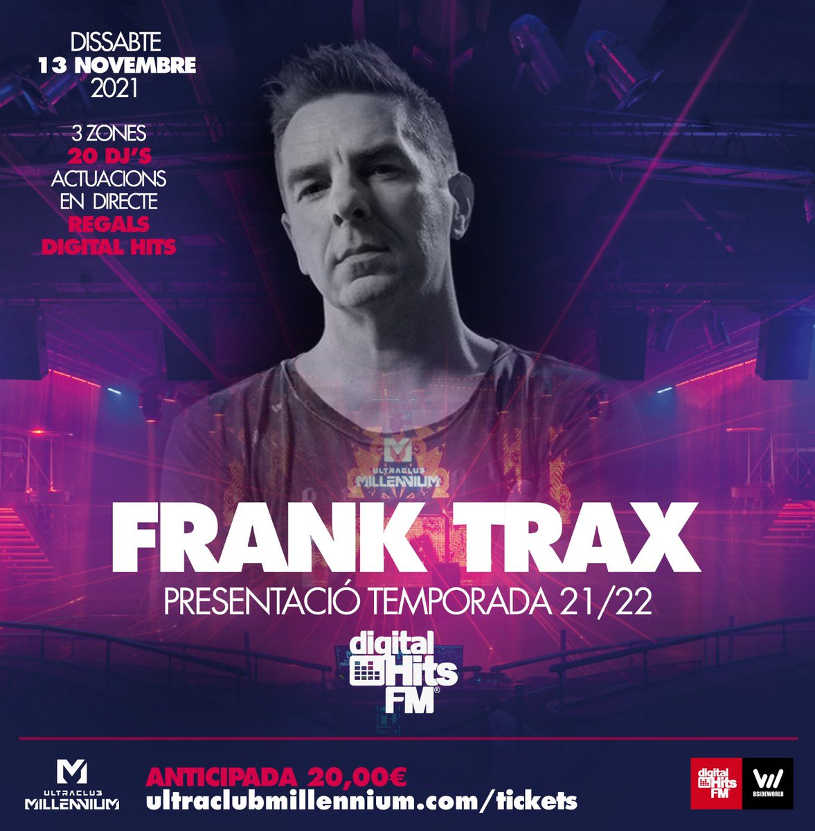 digitalhitsfm's tweet photo. ⚡ Kriss, Double Vision, Frank Trax, Ricardo F són alguns dels artistes #digitalhits !
Dissabte, us esperem a @ultraclubmillennium !
🔥 L'Estació Remember de #Catalunya presenta el Festival Remember Dance que marcarà una nova era! 🔥
👉🏼 Últimes entrades: https://t.co/HMw6Zma3AV https://t.co/G3i8K7SD3y