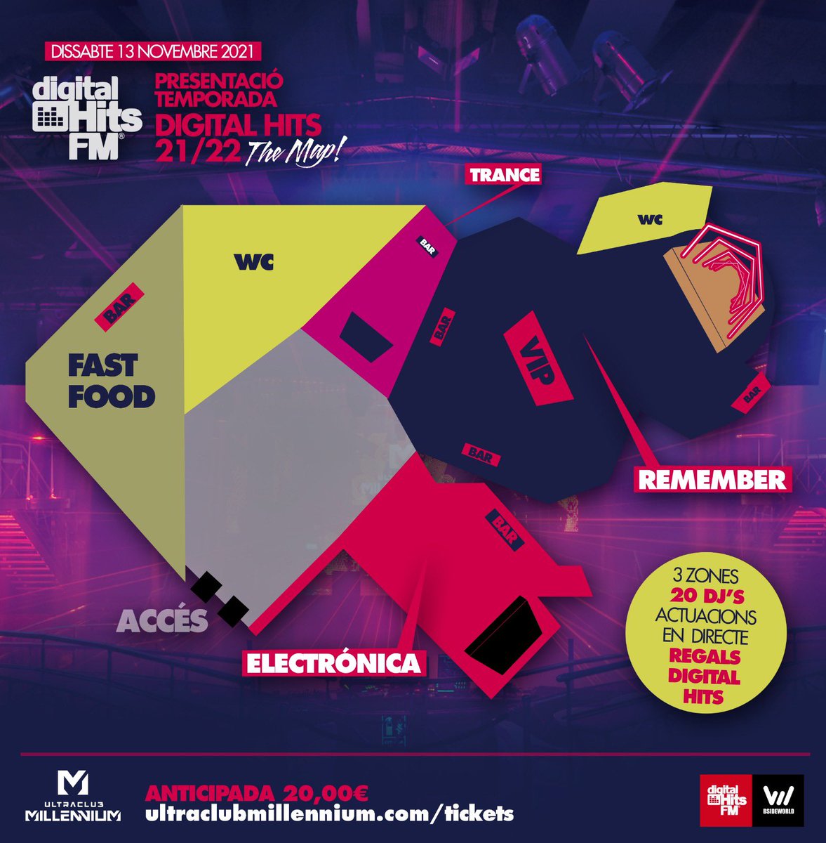digitalhitsfm's tweet photo. ⚡ Kriss, Double Vision, Frank Trax, Ricardo F són alguns dels artistes #digitalhits !
Dissabte, us esperem a @ultraclubmillennium !
🔥 L'Estació Remember de #Catalunya presenta el Festival Remember Dance que marcarà una nova era! 🔥
👉🏼 Últimes entrades: https://t.co/HMw6Zma3AV https://t.co/G3i8K7SD3y