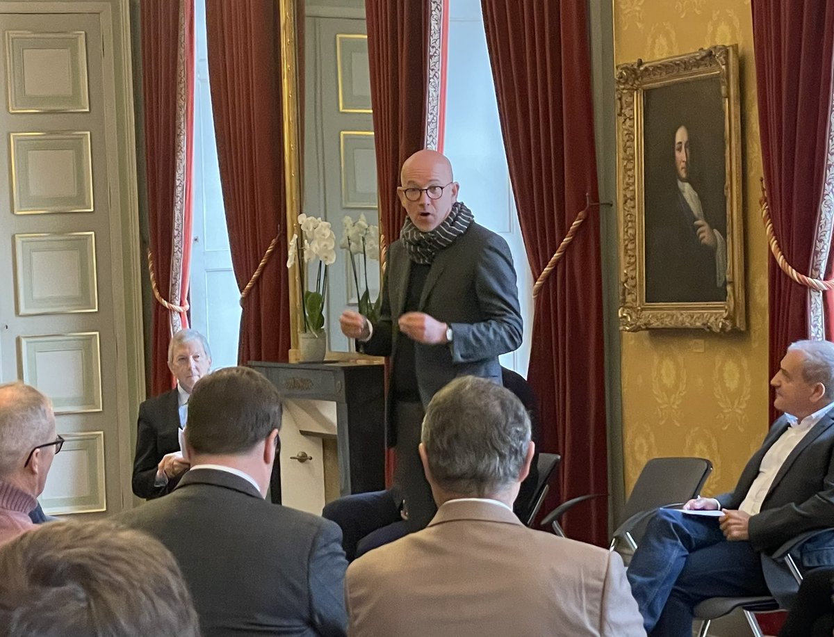 PrinciplesPeace's tweet photo. "We aim to create principles not just for states, but for everyone — a common and shared language that imagines peace well-beyond the peace agreement" -Commissioner @DaccordYves speaking during the breakfast briefing hosted by @VilleDeGeneve https://t.co/I0NrojgPgR